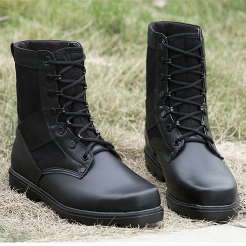 Bottes militaires pour homme en pu + mesh - lumière Ref 1398975