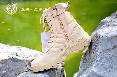 Bottes militaires en cuir - amortissement Ref 1399008