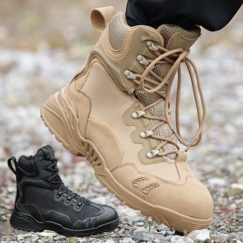 Bottes militaires pour homme Première couche en cuir - porter Ref 1399080