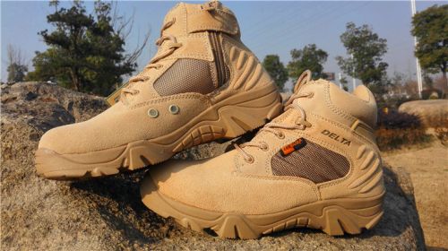 Bottes militaires pour homme en pu + mesh - respirant Ref 1399099