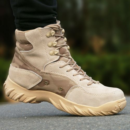 Bottes militaires pour homme en cuir - amortissement Ref 1399123