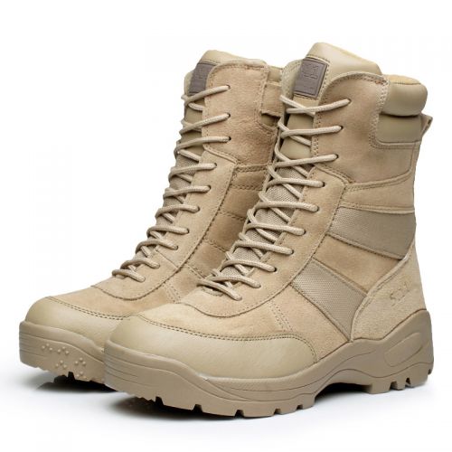 Bottes militaires pour homme en cuir - amortissement Ref 1399172