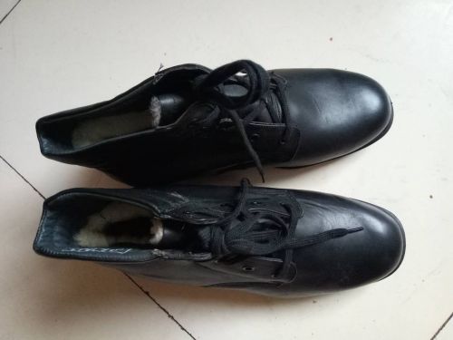 Bottes militaires pour homme Première couche en cuir - Ref 1399250