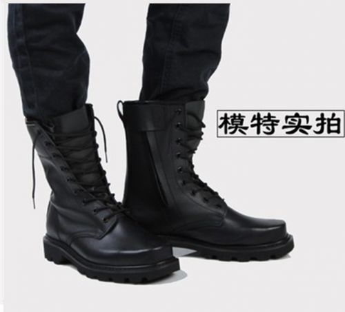 Bottes militaires pour homme en cuir - porter Ref 1399261