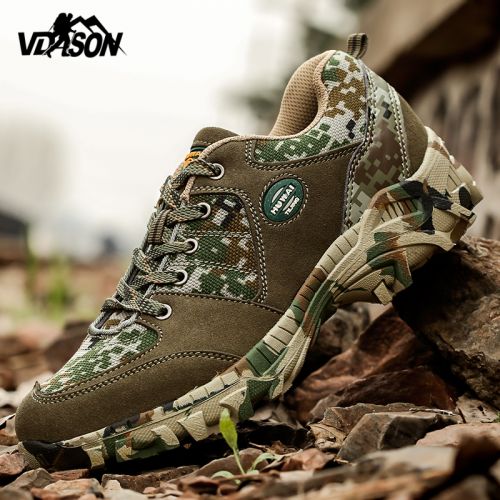 Bottes militaires pour homme VDASON en Cuir + mesh - porter Ref 1399326