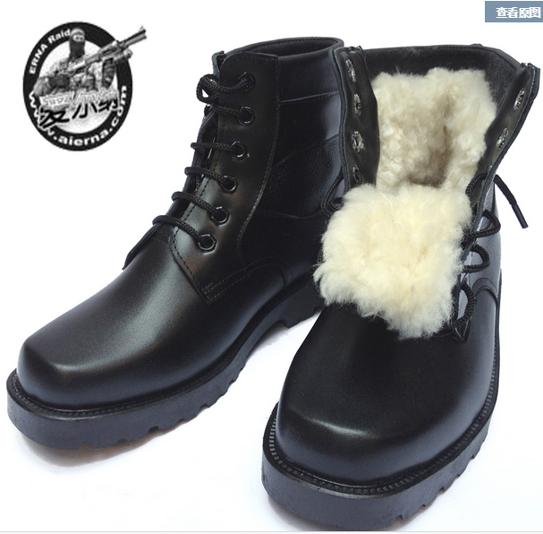 Bottes militaires pour homme en cuir - chaud Ref 1399745