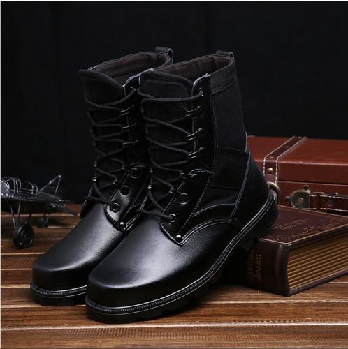 Bottes militaires pour homme en cuir - chaud Ref 1399986