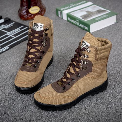 Bottes militaires en toile - dérapage Ref 1400011