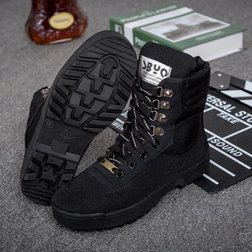 Bottes militaires en toile - dérapage Ref 1400022