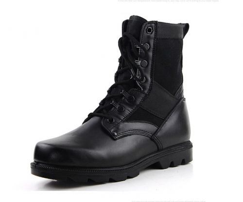 Bottes militaires pour homme en cuir - porter Ref 1400032