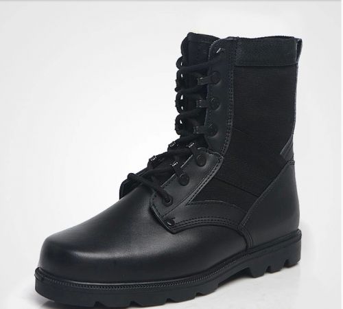Bottes militaires pour homme en cuir - porter Ref 1400040
