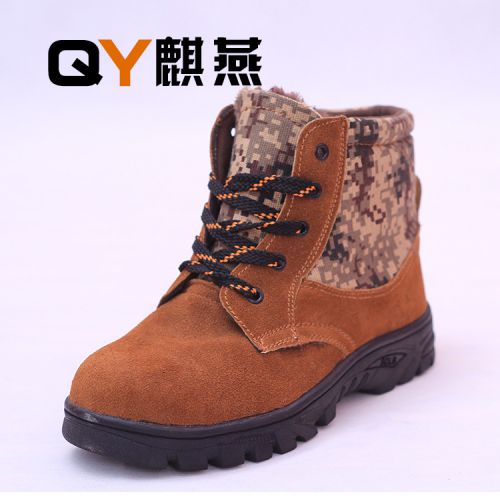 Bottes militaires pour homme en Nylon + cuir - porter Ref 1400046