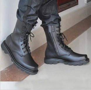 Bottes militaires pour homme en cuir - dérapage Ref 1400135