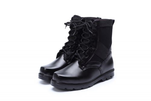 Bottes militaires pour homme en cuir de vache fendu - amortissement Ref 1400161