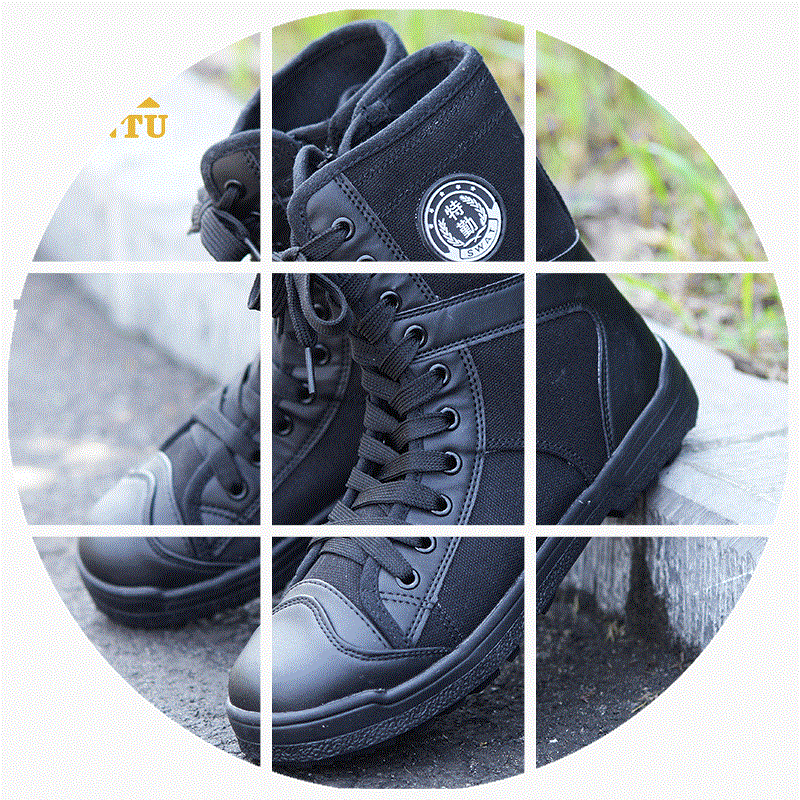 Bottes militaires en toile - porter Ref 1400233