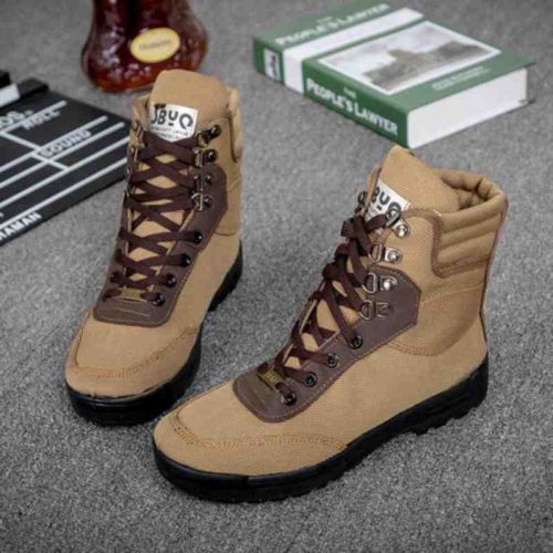 Bottes militaires pour homme en toile - dérapage Ref 1400256