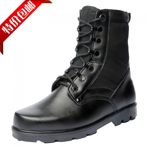 Bottes militaires pour homme en cuir de vache fendu - respirant Ref 1400324