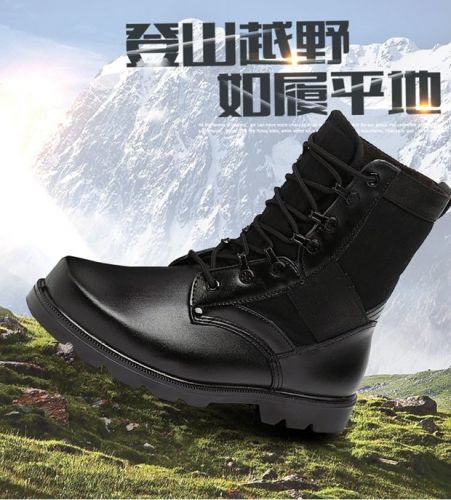 Bottes militaires pour homme en cuir - amortissement Ref 1400375