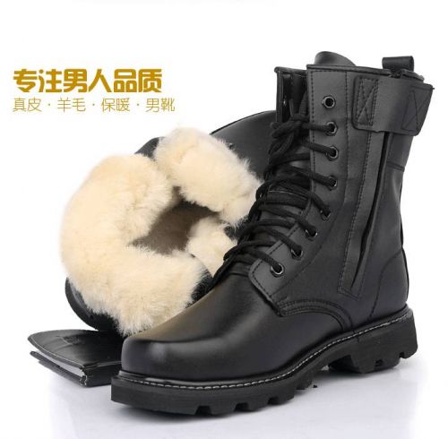Bottes militaires pour homme en cuir - dérapage Ref 1400393