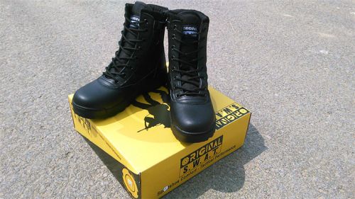 Bottes militaires pour homme SWAT en cuir de vache fendu - porter Ref 1400530