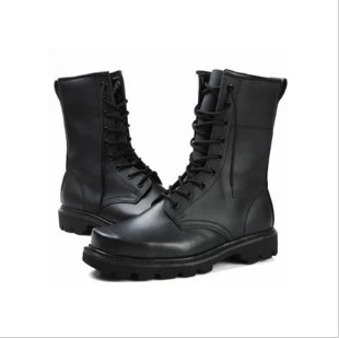 Bottes militaires pour homme en cuir - porter Ref 1400689