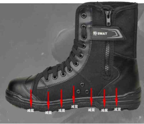 Bottes militaires en pu + mesh - porter Ref 1400752