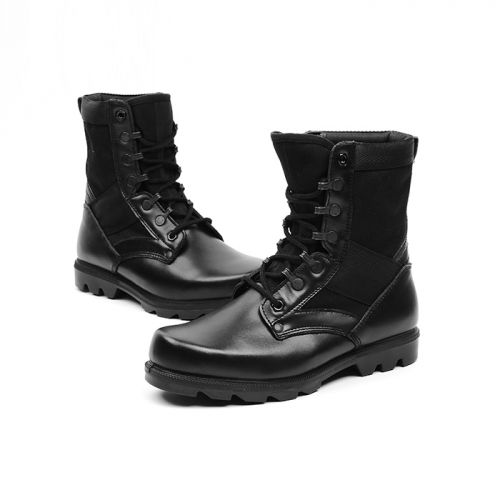 Bottes militaires pour homme en cuir - dérapage Ref 1400770