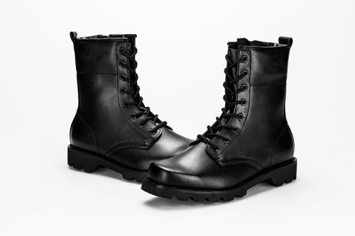 Bottes militaires pour homme en cuir - étanche Ref 1400798