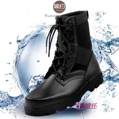 Bottes militaires pour homme en cuir - dérapage Ref 1400899