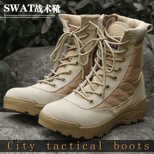 Bottes militaires pour homme en cuir - porter Ref 1401166