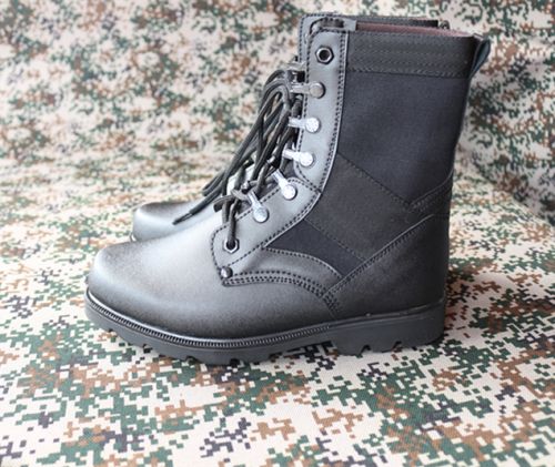Bottes militaires pour homme en cuir - lumière Ref 1401217