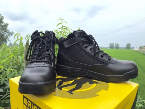 Bottes militaires pour homme SWAT en cuir de vache fendu - porter Ref 1401370