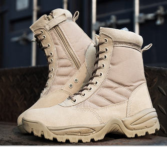Bottes militaires pour homme en cuir - dérapage Ref 1401403