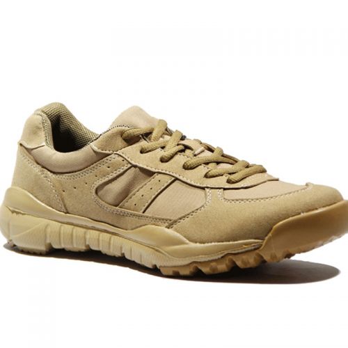 Bottes militaires pour homme en cuir de vache fendu - porter Ref 1401527