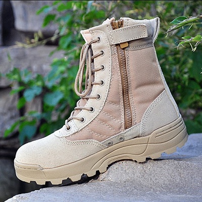 Bottes militaires pour homme en cuir - respirant Ref 1401591
