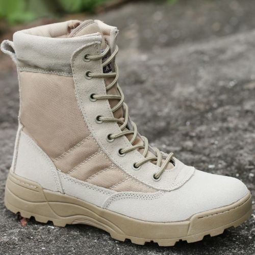 Bottes militaires pour homme en cuir - porter Ref 1401759