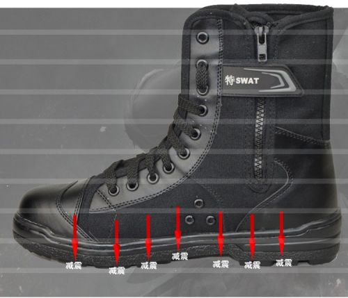 Bottes militaires en pu + mesh - porter Ref 1401850