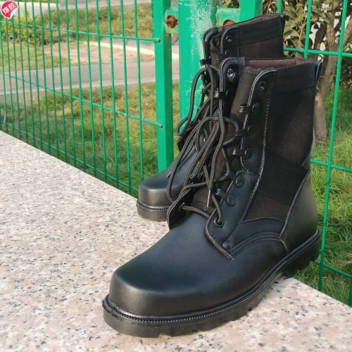 Bottes militaires pour homme en cuir - porter Ref 1401924