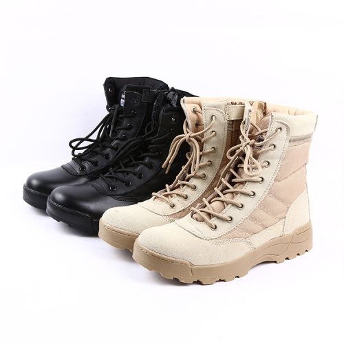 Bottes militaires pour homme en cuir - dérapage Ref 1402007