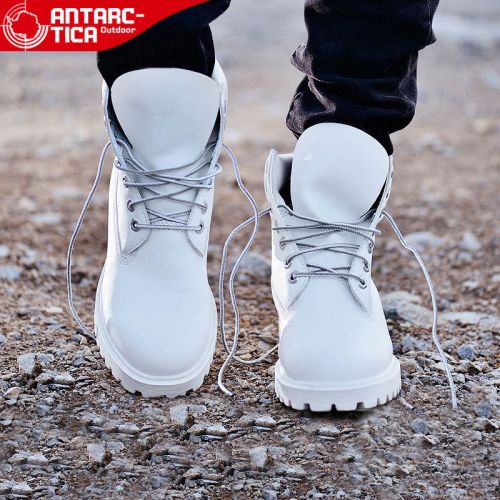 Bottes militaires pour Lovers ANTARCTICA en cuir - augmenter Ref 1402097