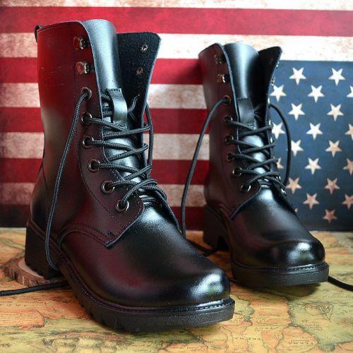 Bottes militaires pour femme en cuir - amortissement Ref 1402113
