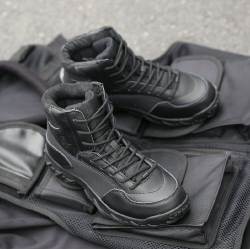 Bottes militaires C.Q.B en cuir - Ref 1402117