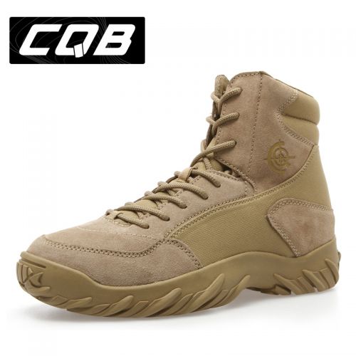 Bottes militaires pour homme C.Q.B en cuir - amortissement Ref 1402154