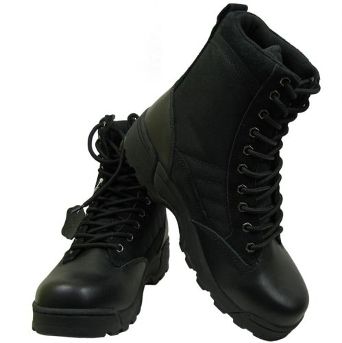 Bottes militaires pour homme en cuir de vache fendu - Ref 1402175