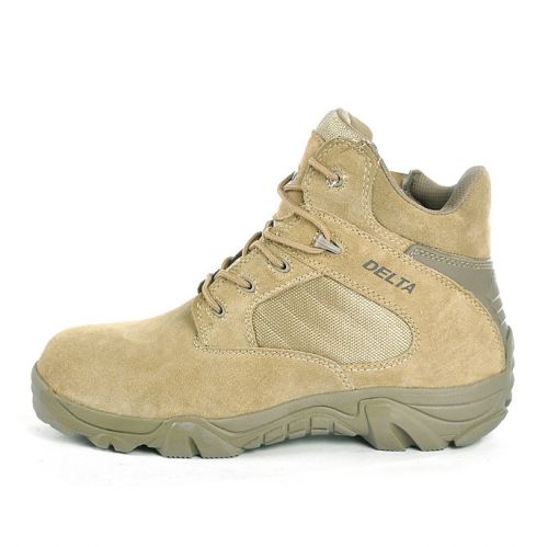 Bottes militaires pour homme en cuir de vache fendu - porter Ref 1402194