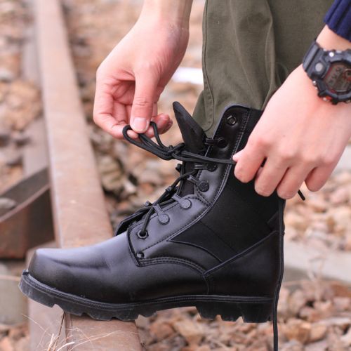 Bottes militaires pour homme CHOLOSS en cuir - porter Ref 1402195