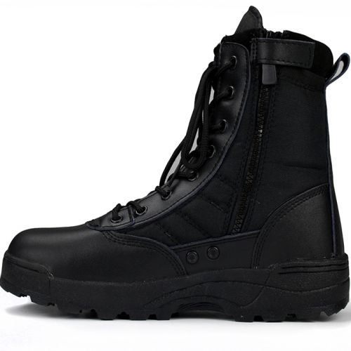 Bottes militaires pour homme en Cuir + mesh - amortissement Ref 1402202