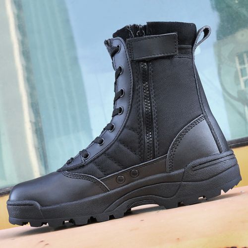 Bottes militaires pour homme Première couche en cuir - lumière Ref 1402233