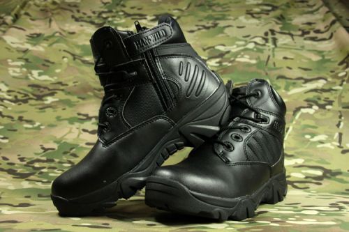 Bottes militaires en Nylon + cuir - lumière Ref 1402275