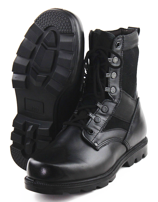 Bottes militaires pour homme Première couche en cuir - dérapage Ref 1402303